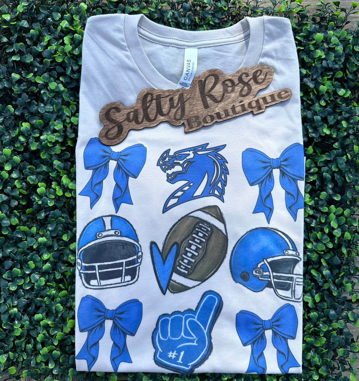 Football Bow Collage