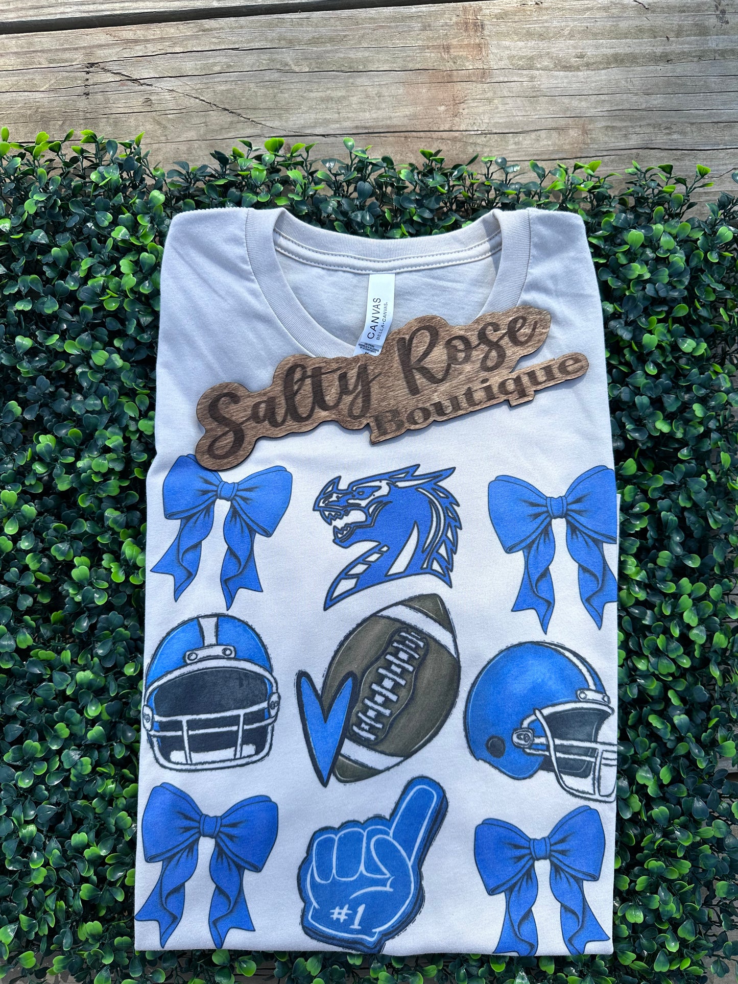 Football Bow Collage