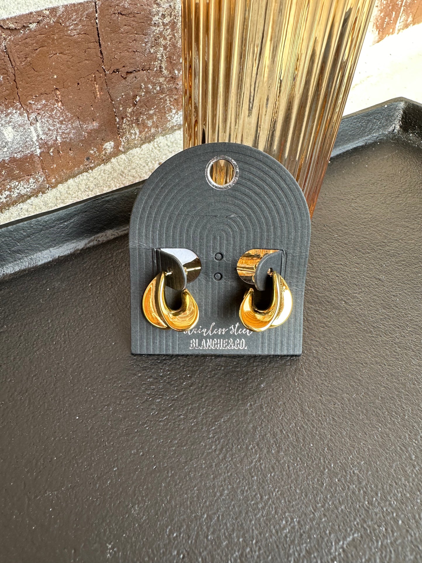 Gold Hadley Studs