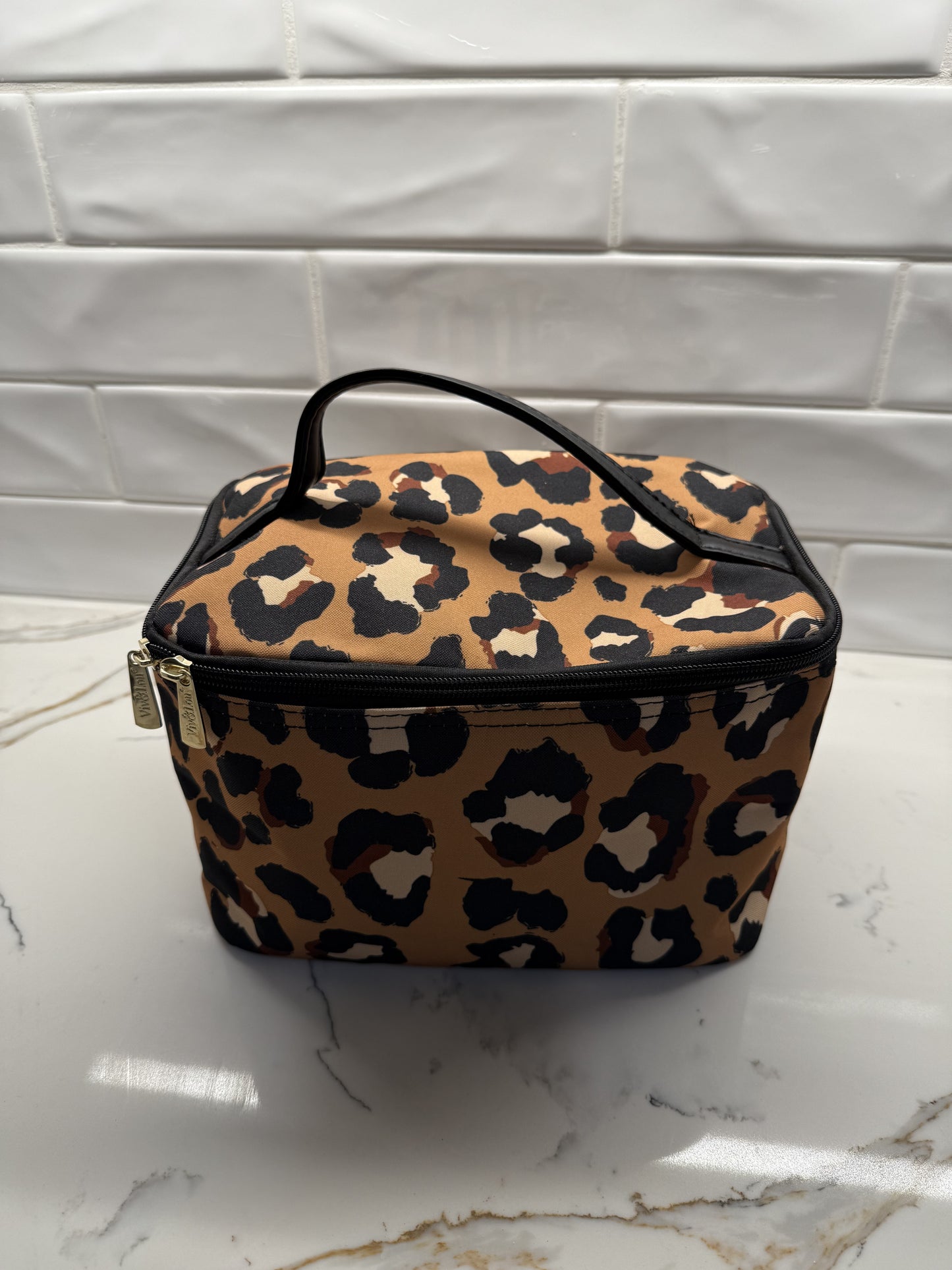 Cheetah Makeup Bag