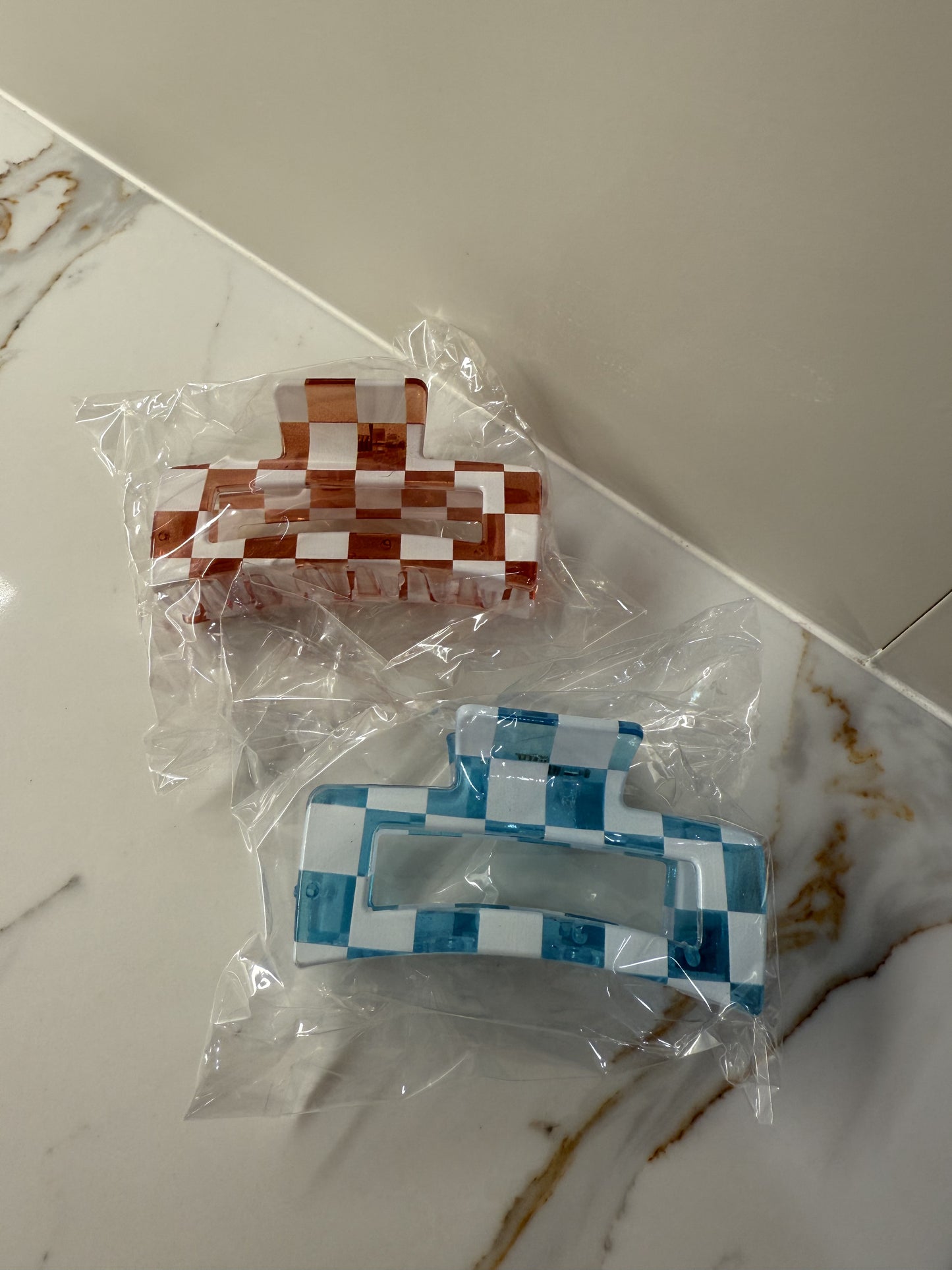 Checkered Claw Clip