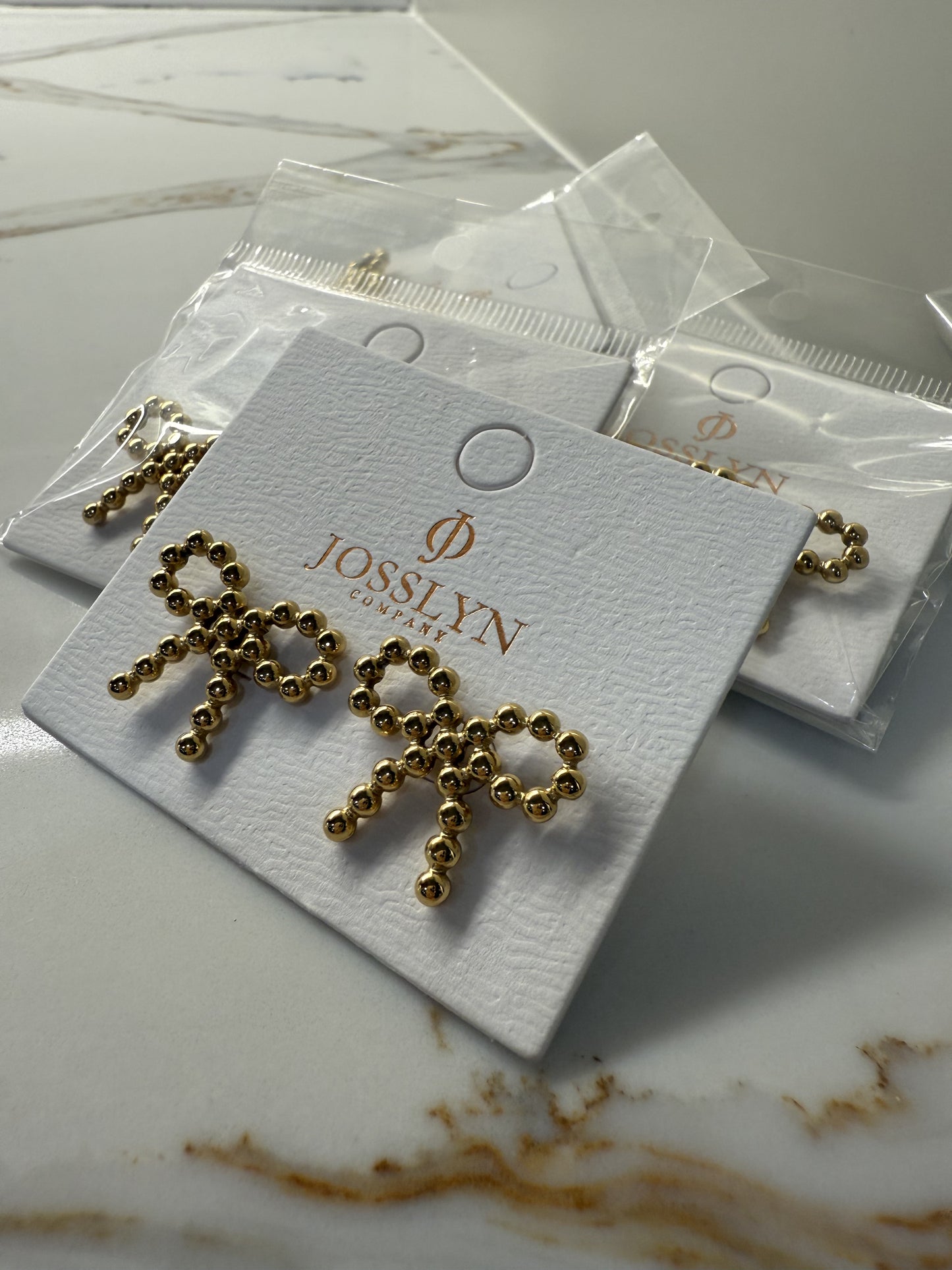 Bubble Bow Studs