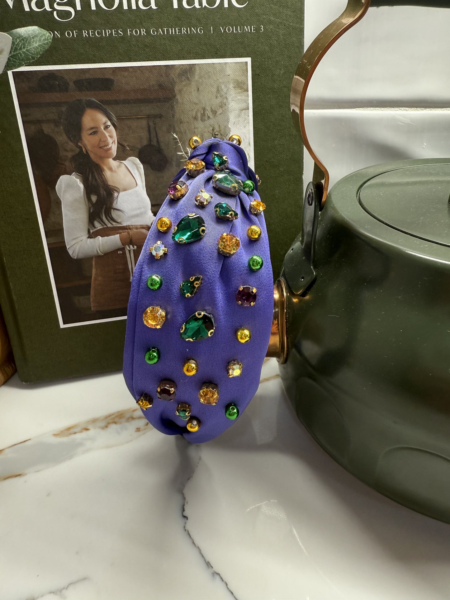 Mardi Gras Stone Headband