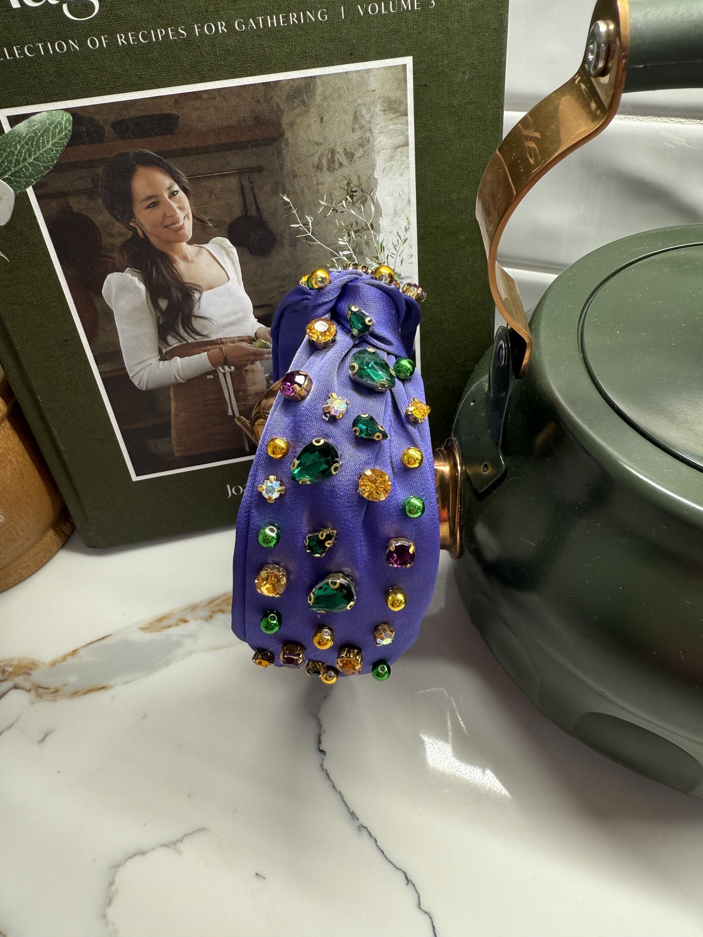 Mardi Gras Stone Headband