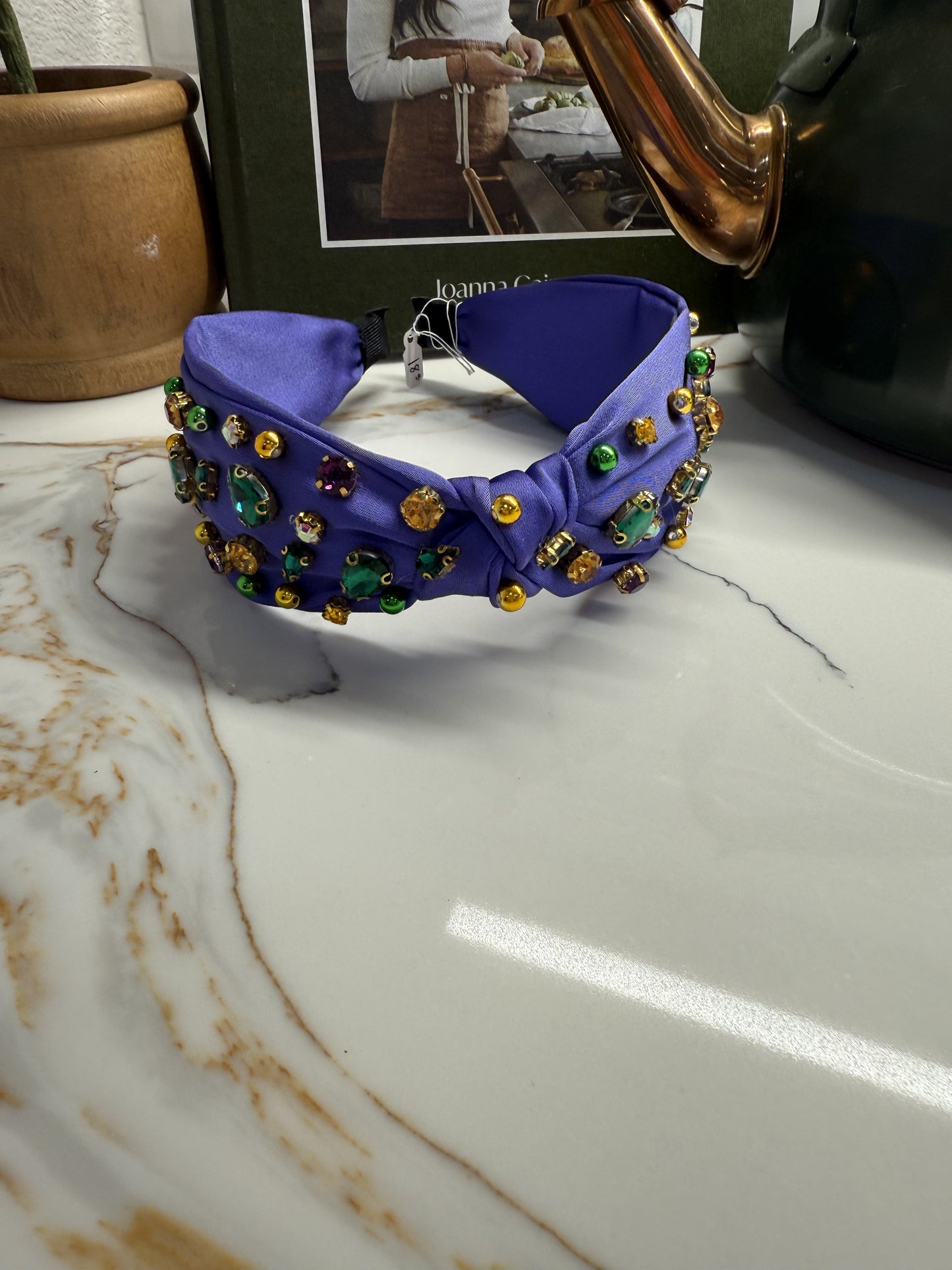 Mardi Gras Stone Headband