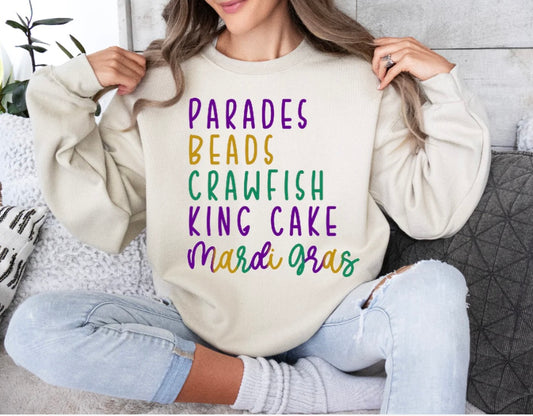 Mardi Gras Sweatshirt