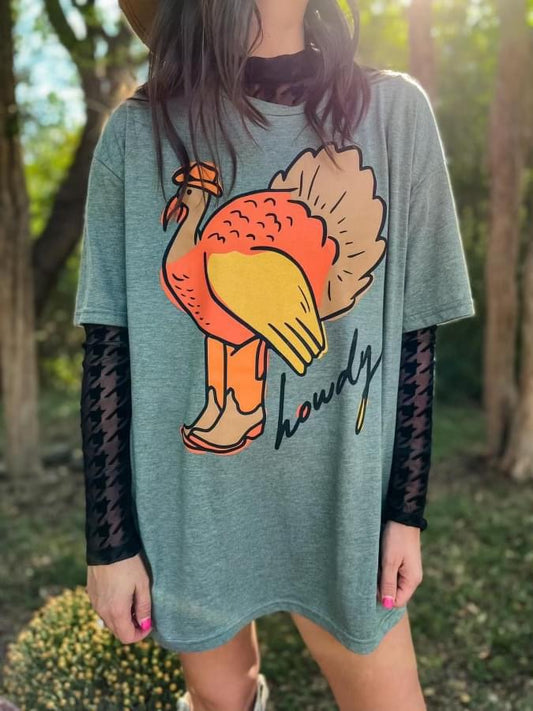 Turkey Howdy Tee